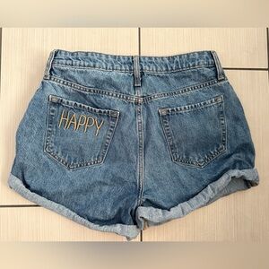 High rise mom shorts